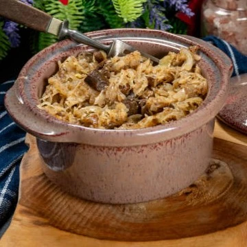 Kapusta wigilijna z grzybami